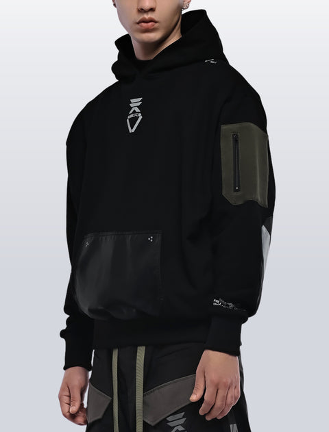 SNK56/PV-F80 Hoodie - Black/Olive