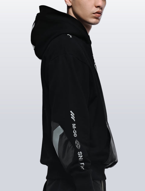 SNK56/PV-F80 Hoodie - Black/Olive