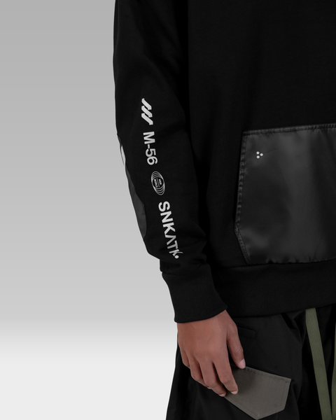 SNK56/PV-F45 Hoodie - Black/Orange