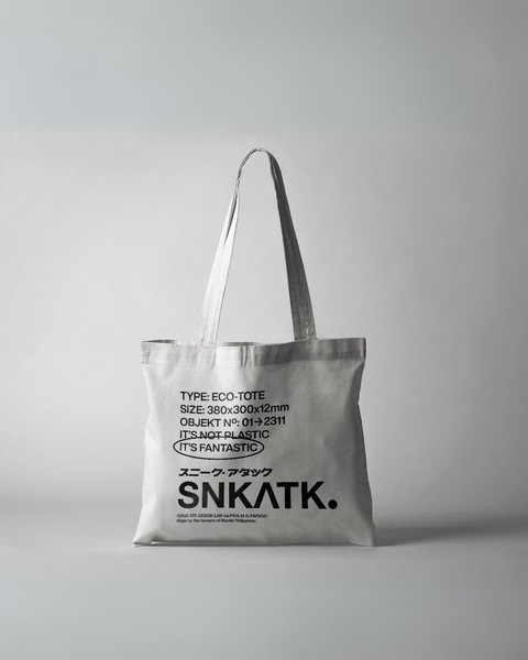 SNK ATK It's Not Plastic, It's Fantastic Eco Tote Bag