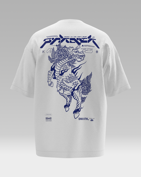 Porcelain Kirin Oversized Tee