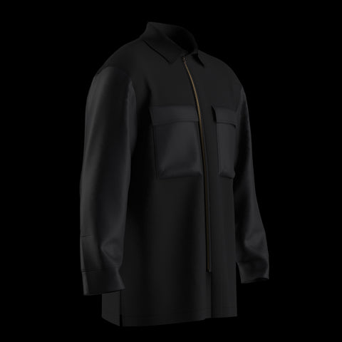 CORE Overshirt - Contrast Black