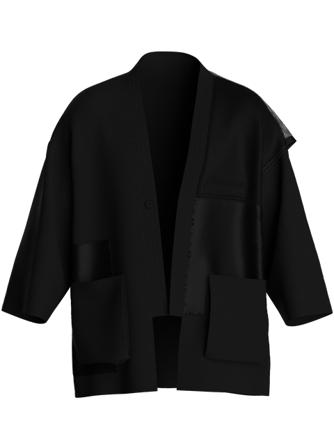 Patchwork Noragi: Black/Black