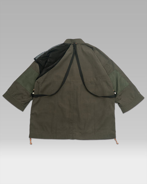 Patchwork Noragi: Olive/Black