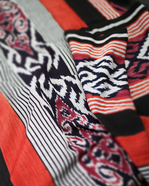 ROOTS Noragi Jacket - "Vibrant" OD/Red/Black