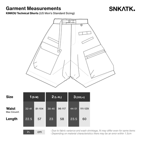 KINKOU Cargo Shorts | SNK ATK x TWP