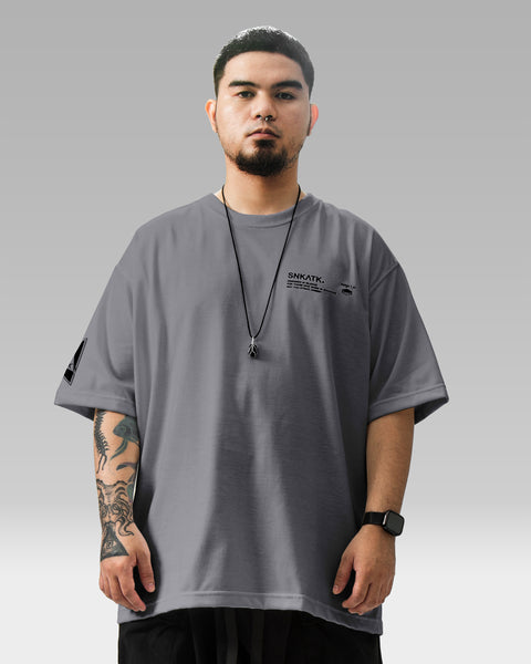CORE OS WINGS T-Shirt – Grau