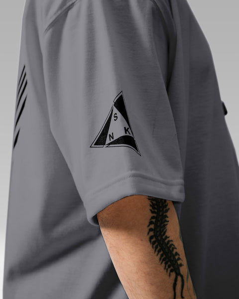 CORE OS WINGS T-Shirt – Grau