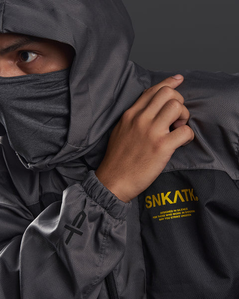 "GHOST GREY" Packable Anorak