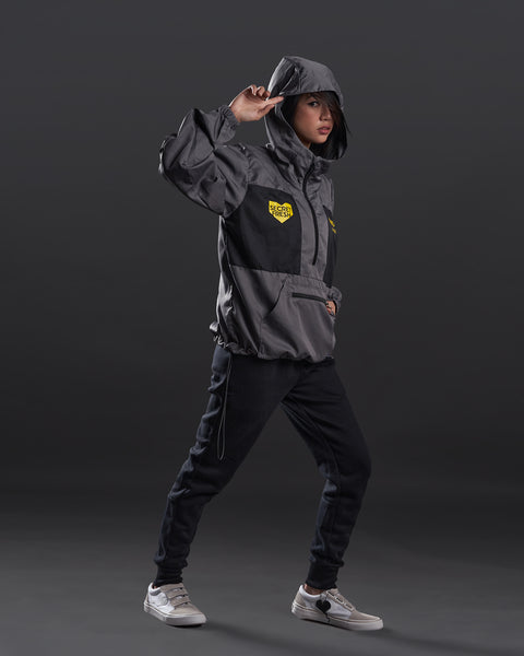 "GHOST GREY" Packable Anorak