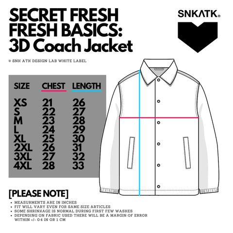Fresh Basics 3D Coach Jacket