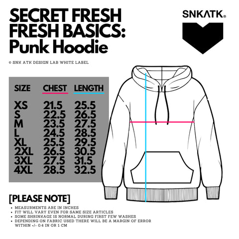 Fresh Basics Punk Pink Heart Hoodie