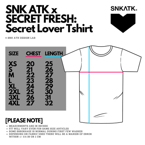 "SECRET LOVER" Oversized Pocket Shirt Black