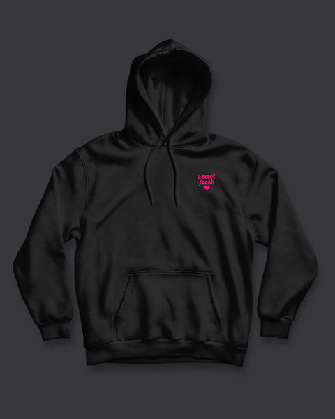 Fresh Basics Punk Pink Heart Hoodie