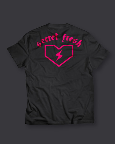 Fresh Basics Punk Pink Heart T-Shirt