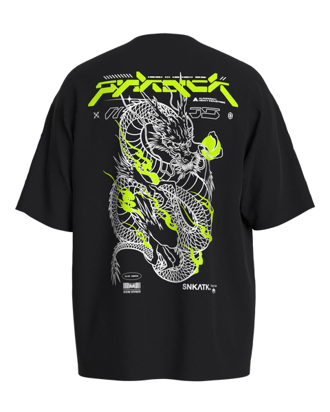 Neon Dragon Oversized Tee