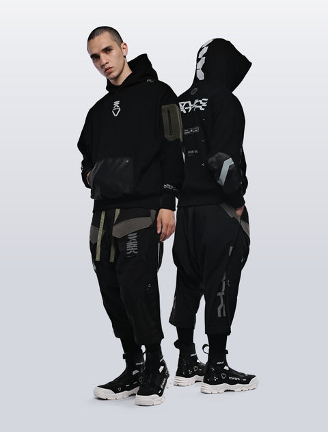 SNK56/PV-F80 Hoodie - Black/Olive