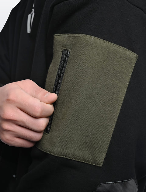 SNK56/PV-F80 Hoodie - Black/Olive