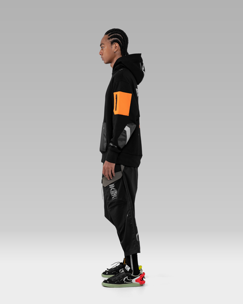 SNK56/PV-F45 Hoodie - Black/Orange