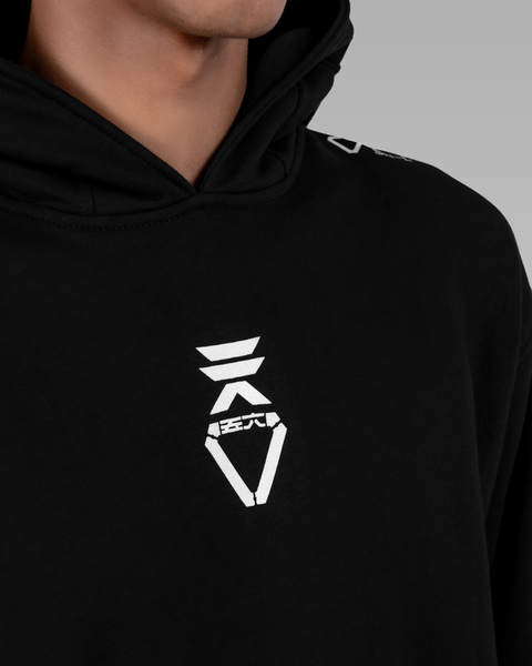 SNK56/PV-F45 Hoodie - Black/Orange