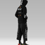 SNK56/PV-F45 Hoodie - Black/Orange