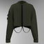 CORE Cropped Overshirt - Olive