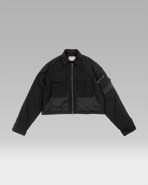 CORE Cropped Overshirt - Coal