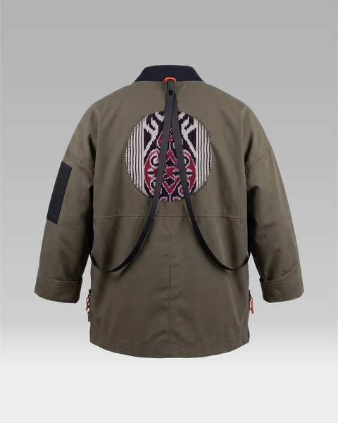 ROOTS Noragi Jacket - "Mystic" OD/Black/Red