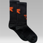 "Just Socks" Black/Orange