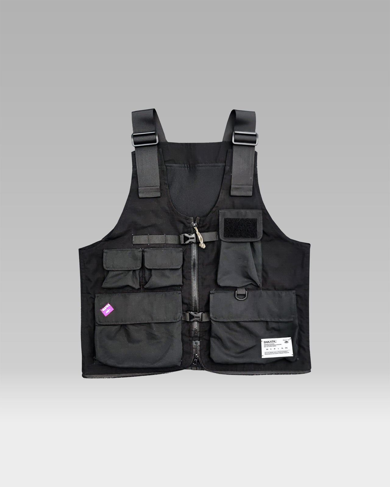 Transforming Utility Vest/Tote Bag Midnight SNK ATK Design Lab